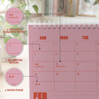 2027 Desk Calendar: Blush Pink - photo 1
