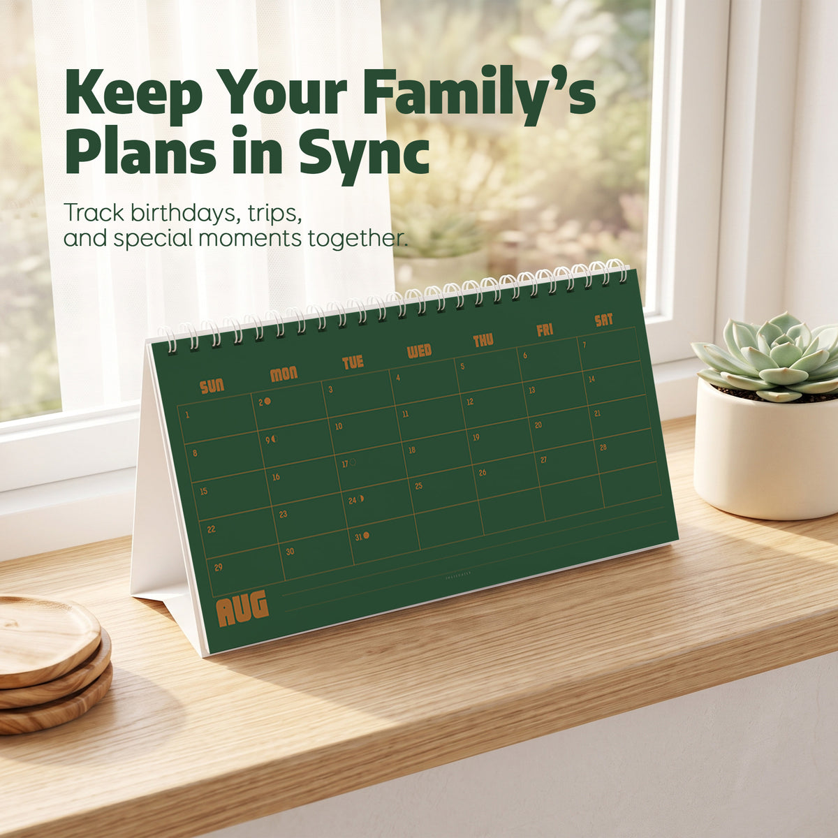 2027 Desk Calendar: Blush Pink - photo 4