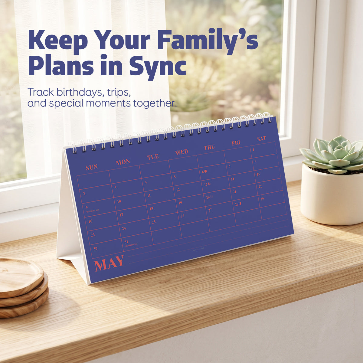2027 Desk Calendar: Olive & Orange - photo 4