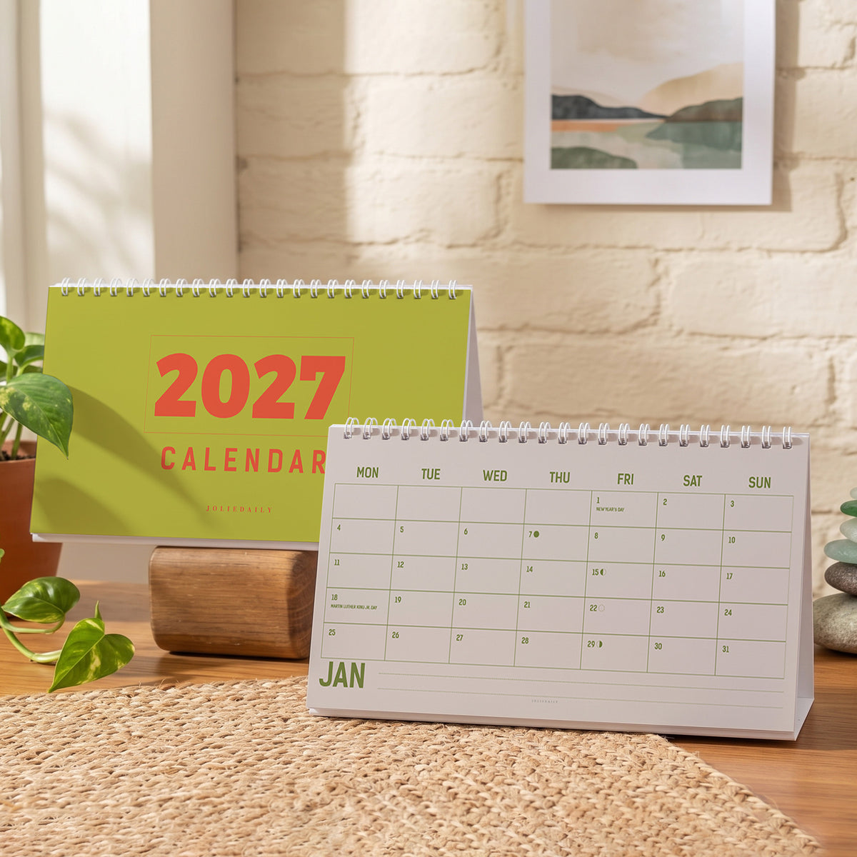 2027 Desk Calendar: Burgundy - photo 7